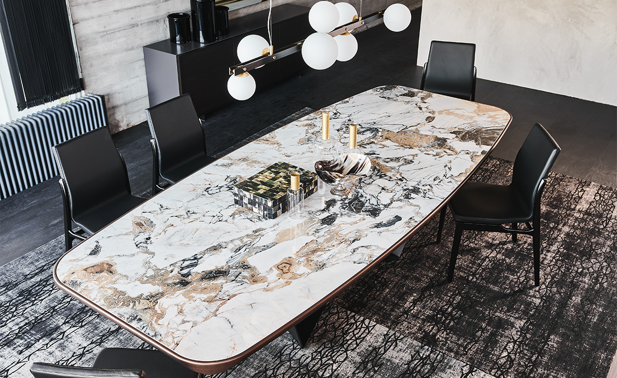 Cattelan Italia Стол Skorpio Keramik Premium KM18 Matt calacatta от Cattelan Italia — в интерьере