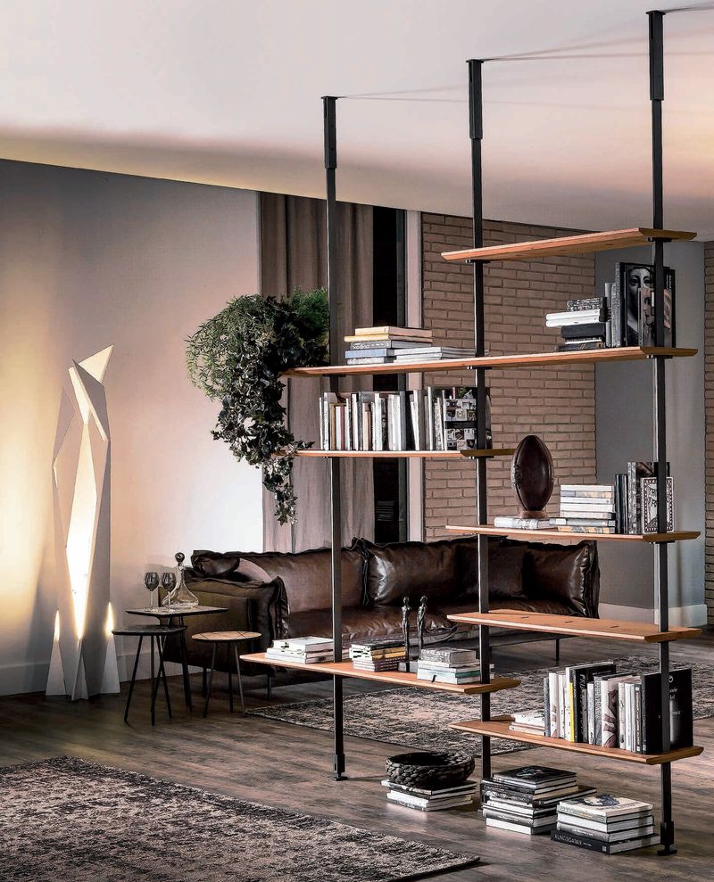 Cattelan Italia Стеллаж Airport Noce Canaletto от Cattelan Italia