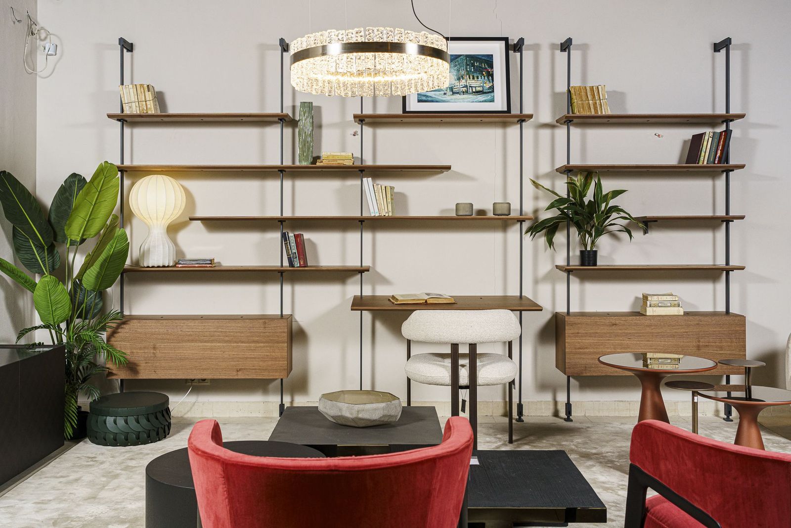 Cattelan Italia Стеллаж Airport Noce Canaletto от Cattelan Italia — в интерьере