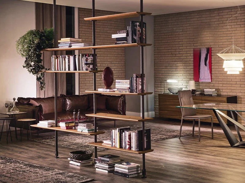 Cattelan Italia Стеллаж Airport Noce Canaletto от Cattelan Italia — в интерьере