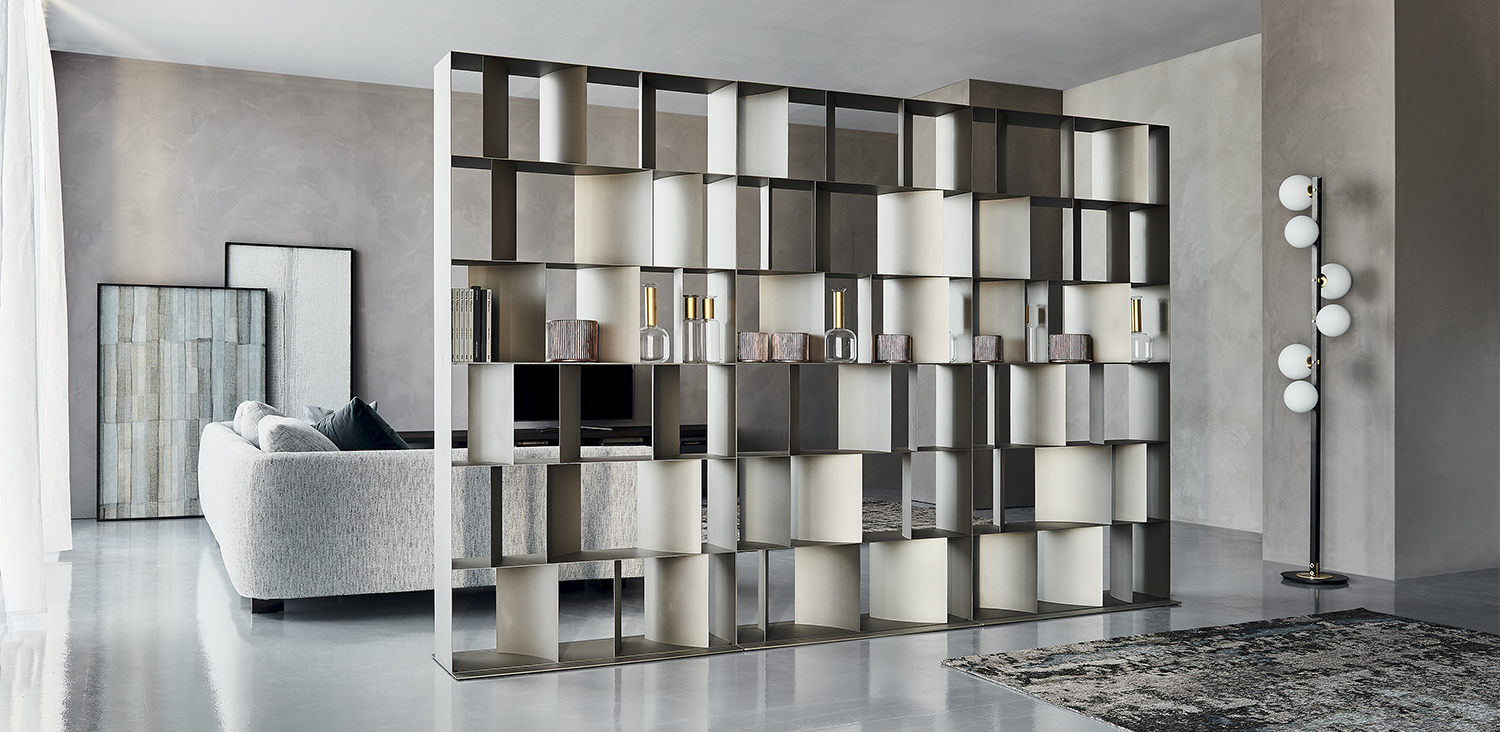 Cattelan Italia Стеллаж Nautilus Titanium от Cattelan Italia — в интерьере