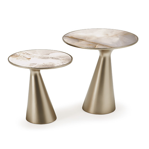 Cattelan Italia Журнальный столик Peyote Keramik M11 titanio/KM02 Alabastr 55 от Cattelan Italia