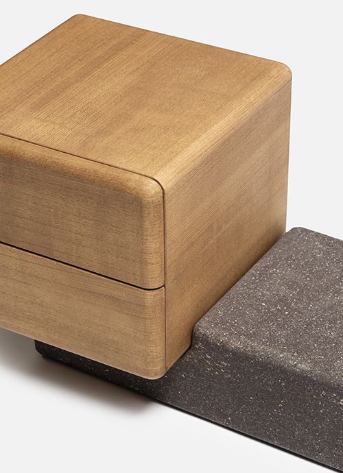 Carpanese Home Прикроватная тумбочка Brick NL от Carpanese Home — в интерьере