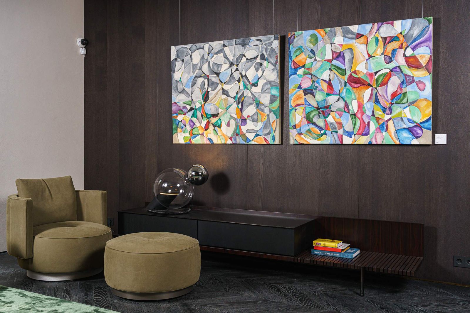 Minotti Низкий комод Superquadra от Minotti — в интерьере