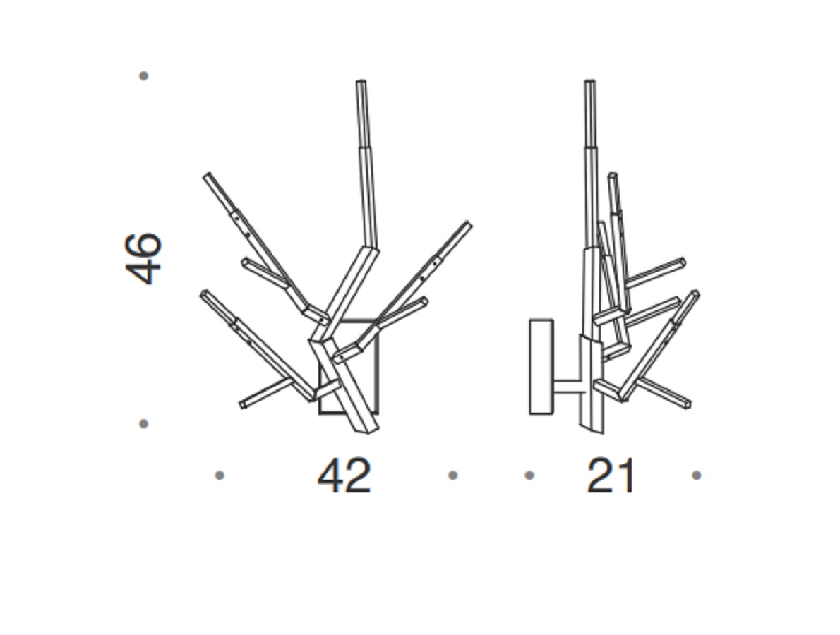 Italian Design Lighting (IDL) Бра Acropora от Italian Design Lighting (IDL)