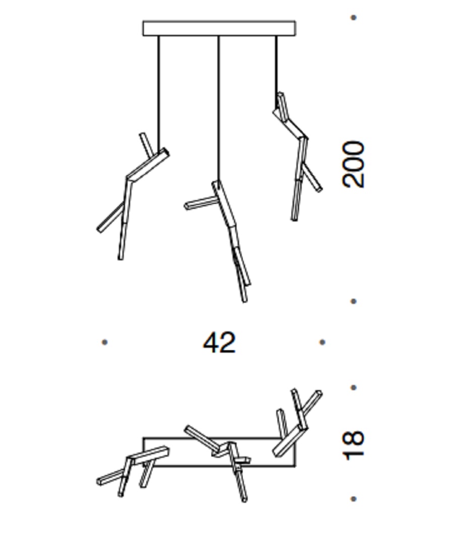 Italian Design Lighting (IDL) Подвесной светильник Acropora от Italian Design Lighting (IDL)
