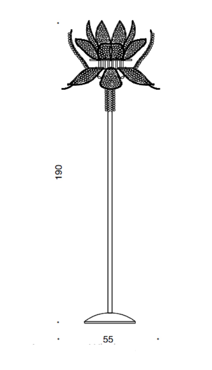 Italian Design Lighting (IDL) Торшер Ninfea от Italian Design Lighting (IDL)