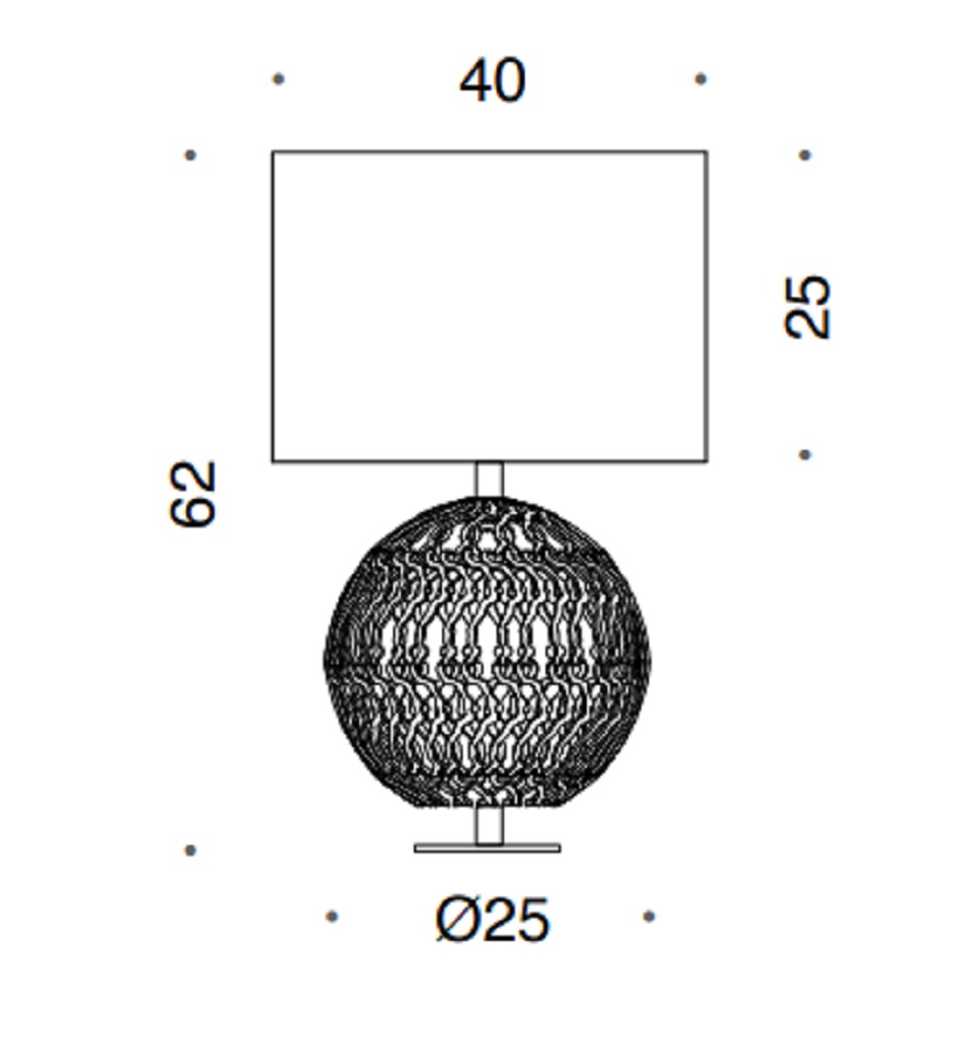 Italian Design Lighting (IDL) Настольная лампа Weave от Italian Design Lighting (IDL)