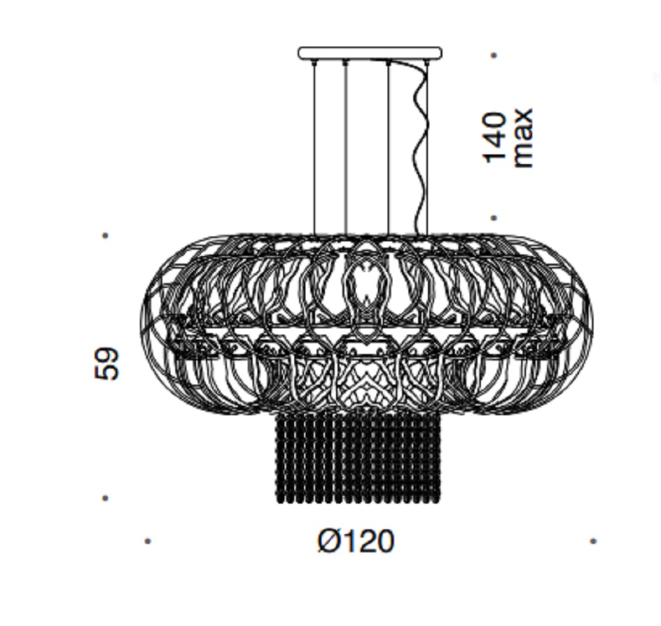 Italian Design Lighting (IDL) Подвесной светильник Weave от Italian Design Lighting (IDL)