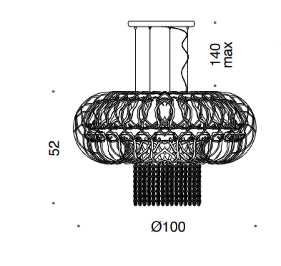 Italian Design Lighting (IDL) Подвесной светильник Weave от Italian Design Lighting (IDL)