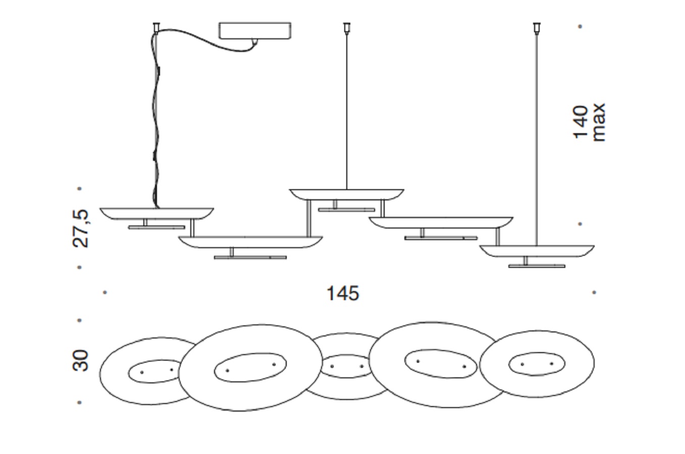 Italian Design Lighting (IDL) Подвесной светильник Tribu от Italian Design Lighting (IDL)