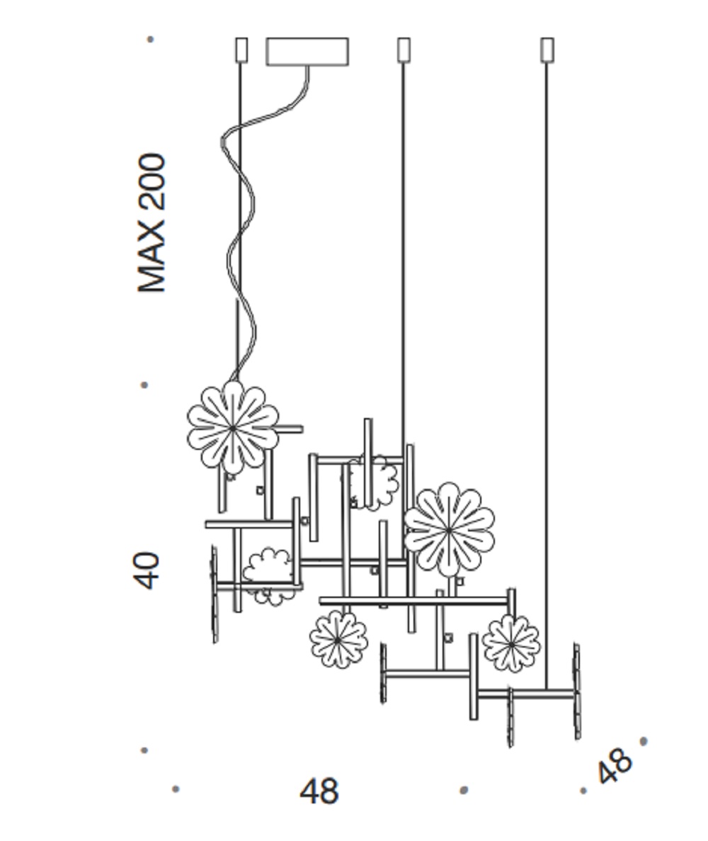 Italian Design Lighting (IDL) Подвесной светильник Floritude от Italian Design Lighting (IDL)