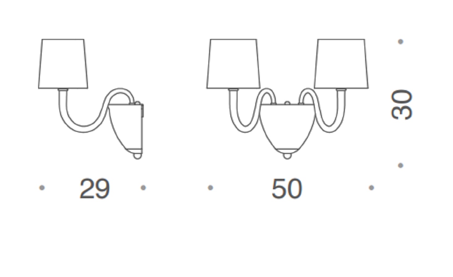 Italian Design Lighting (IDL) Бра Grace от Italian Design Lighting (IDL)