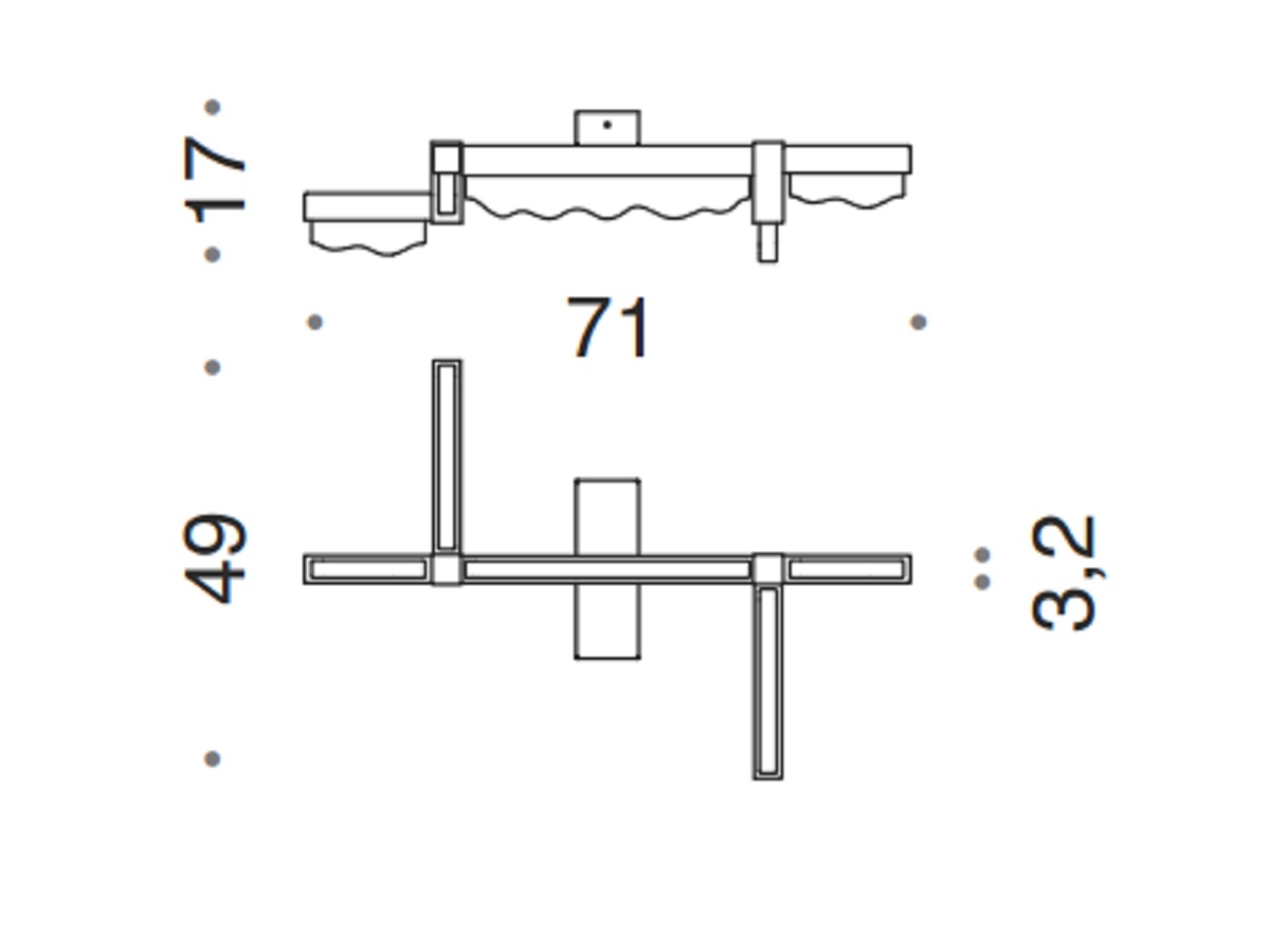 Italian Design Lighting (IDL) Потолочный светильник Marea от Italian Design Lighting (IDL)