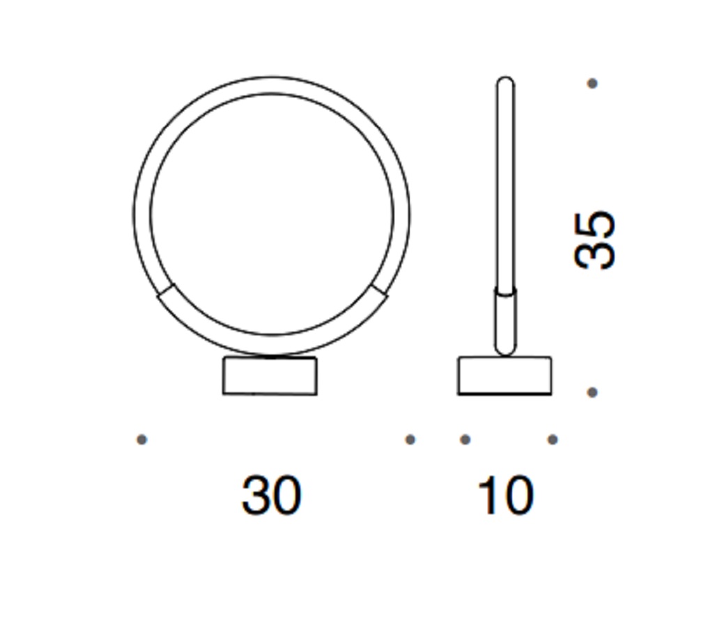 Italian Design Lighting (IDL) Настольная лампа Loop от Italian Design Lighting (IDL)