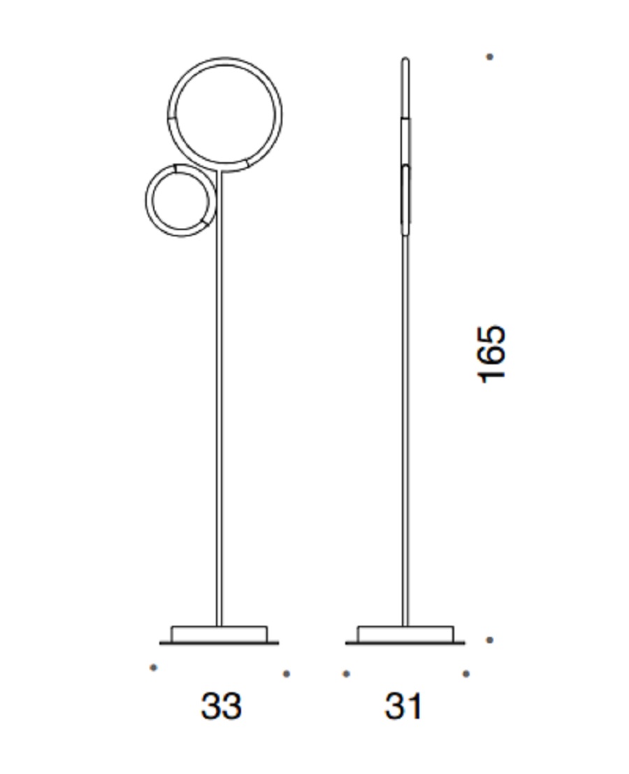 Italian Design Lighting (IDL) Торшер Loop от Italian Design Lighting (IDL)