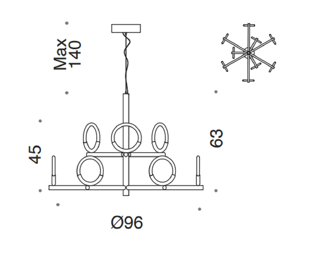 Italian Design Lighting (IDL) Подвесной светильник Loop от Italian Design Lighting (IDL)