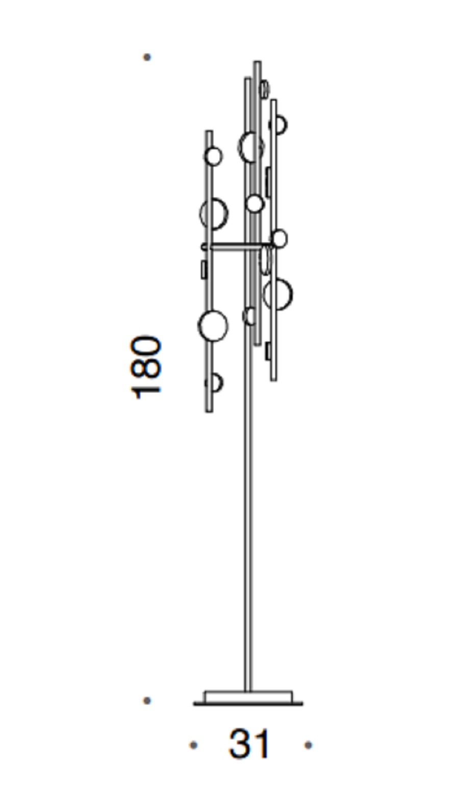 Italian Design Lighting (IDL) Торшер Flower Miu от Italian Design Lighting (IDL)