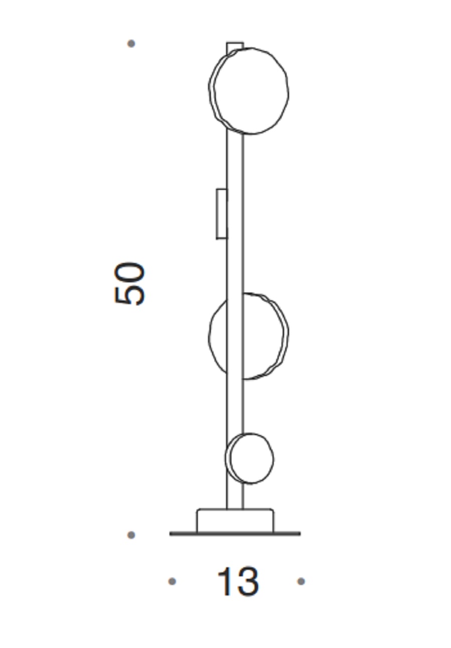 Italian Design Lighting (IDL) Настольная лампа Flower Miu от Italian Design Lighting (IDL)