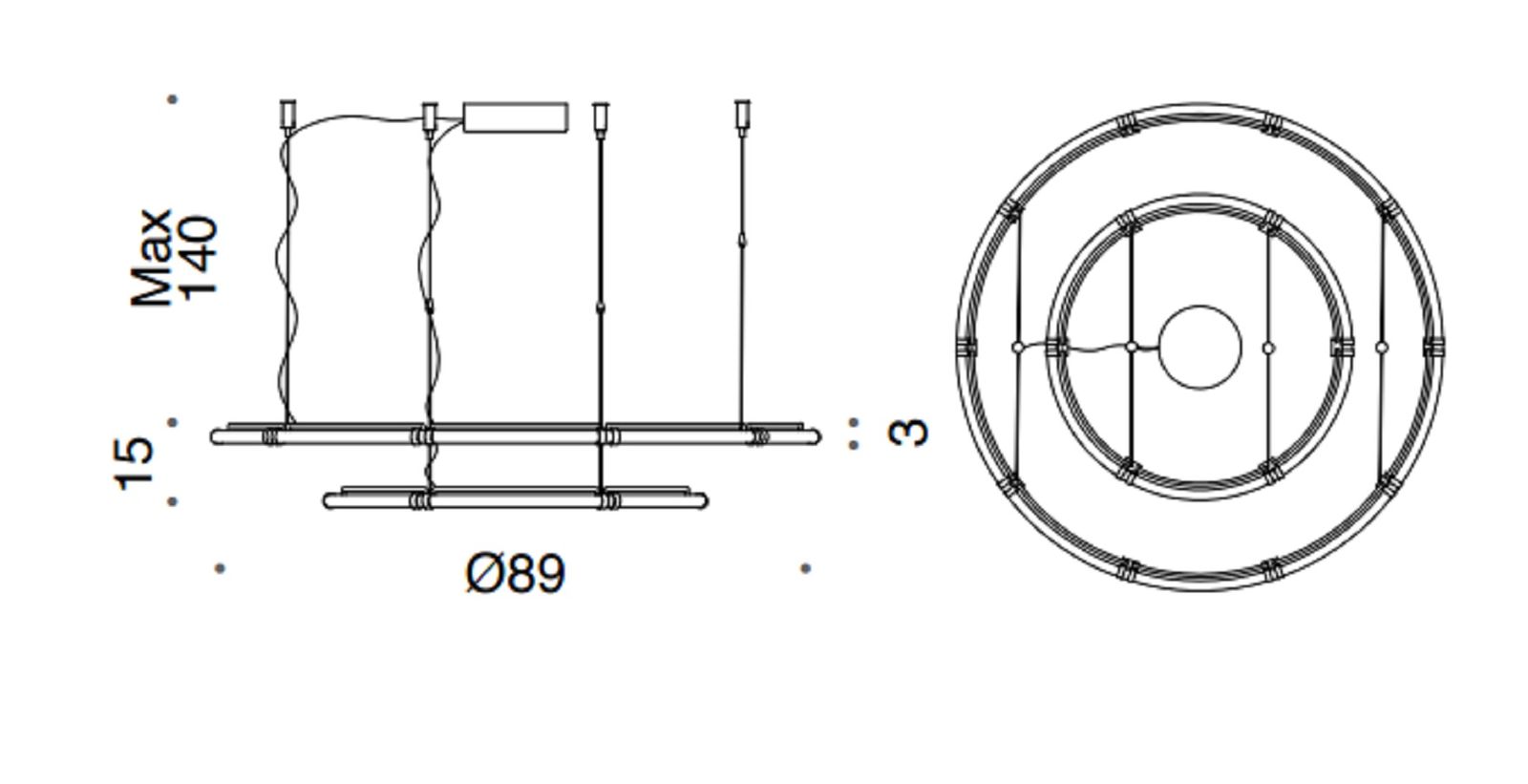 Italian Design Lighting (IDL) Подвесной светильник Endless от Italian Design Lighting (IDL)