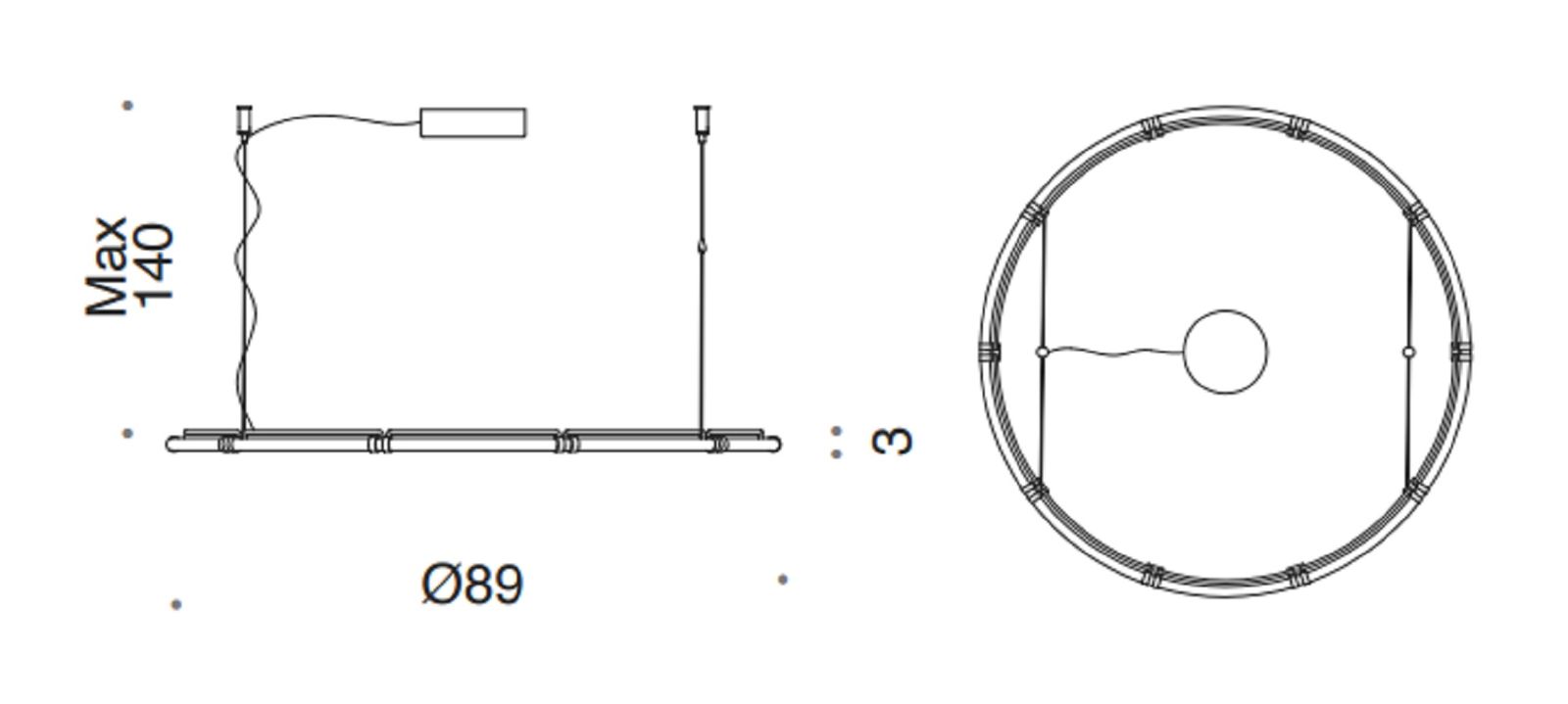 Italian Design Lighting (IDL) Подвесной светильник Endless от Italian Design Lighting (IDL)