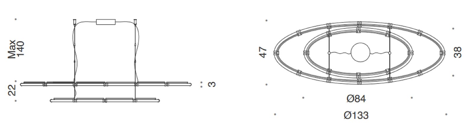Italian Design Lighting (IDL) Подвесной светильник Endless от Italian Design Lighting (IDL)