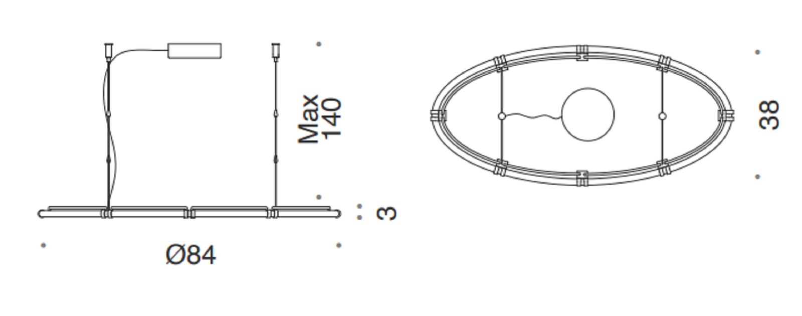 Italian Design Lighting (IDL) Подвесной светильник Endless от Italian Design Lighting (IDL)
