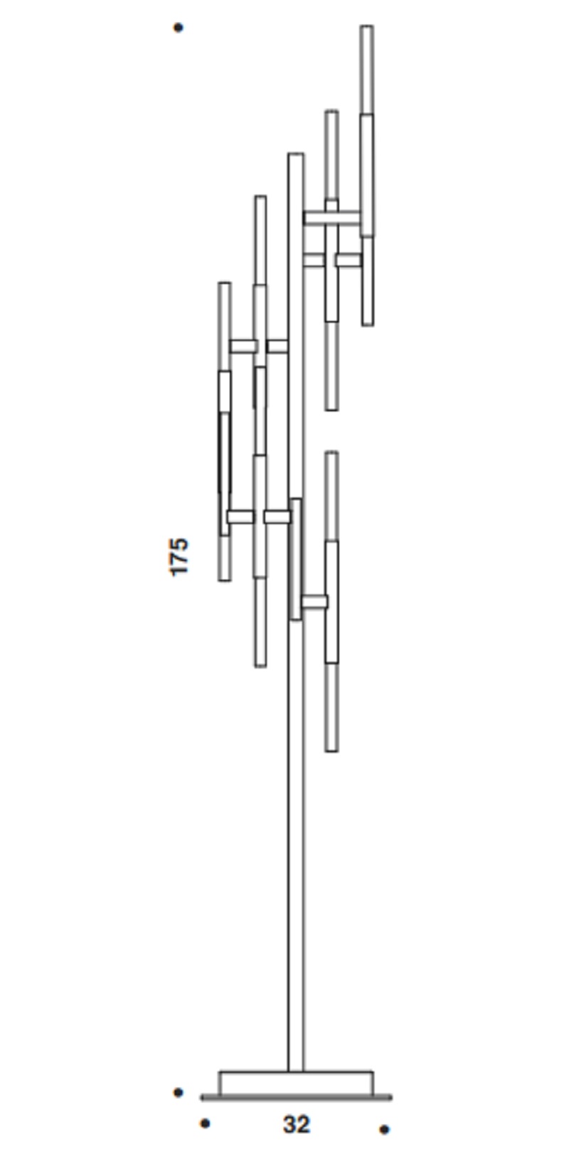 Italian Design Lighting (IDL) Торшер Ekle от Italian Design Lighting (IDL)