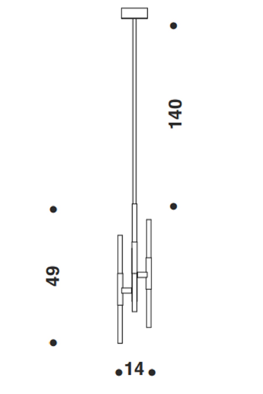 Italian Design Lighting (IDL) Подвесной светильник Ekle от Italian Design Lighting (IDL)