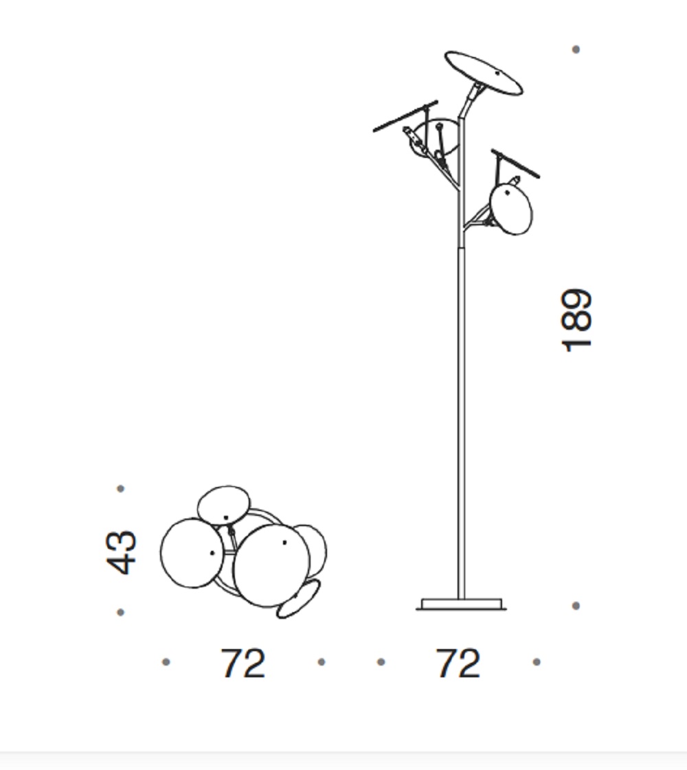 Italian Design Lighting (IDL) Торшер DP от Italian Design Lighting (IDL)