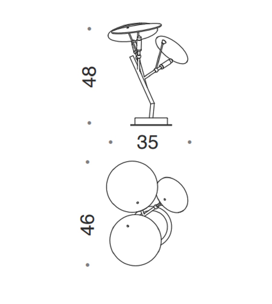 Italian Design Lighting (IDL) Настольная лампа DP от Italian Design Lighting (IDL)