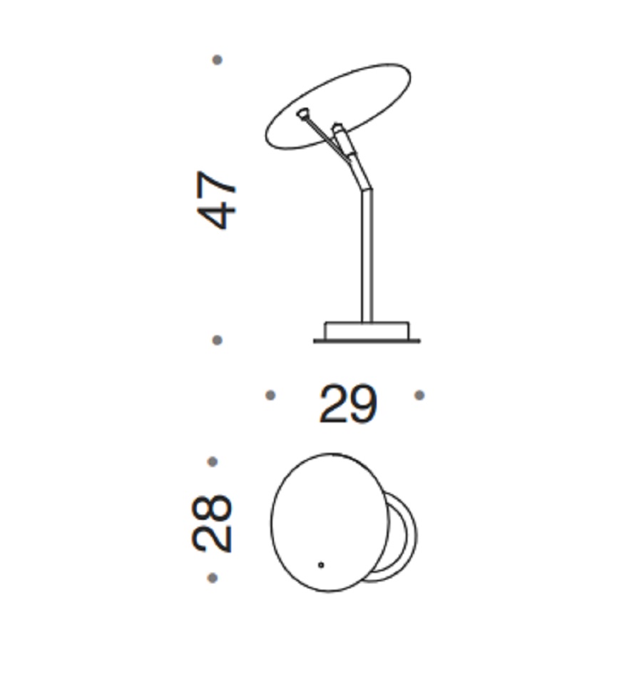 Italian Design Lighting (IDL) Настольная лампа DP от Italian Design Lighting (IDL)