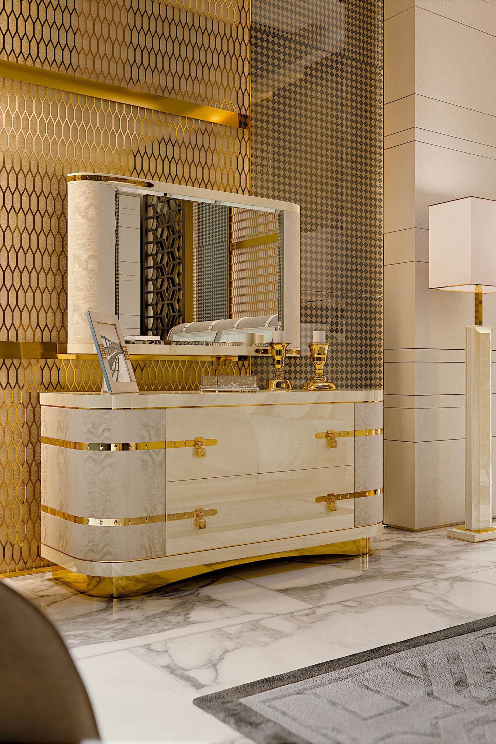 Turri Spa Зеркало Diamond от Turri Spa — в интерьере