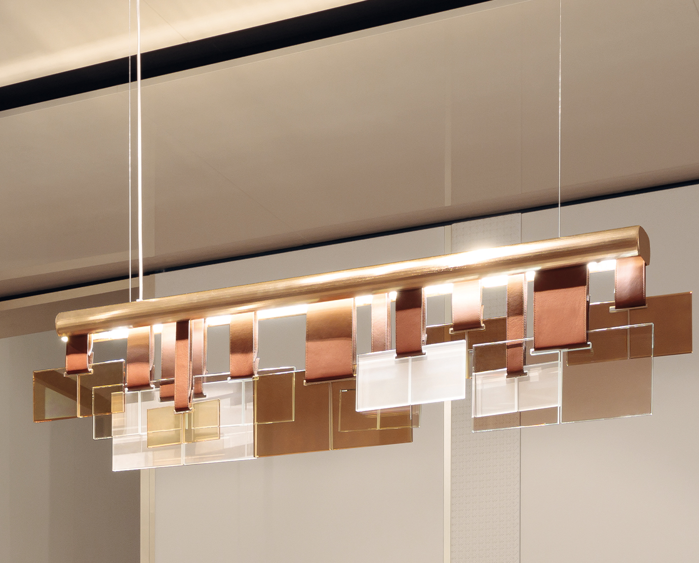 Turri Spa Подвесной светильник Eclipse Linear от Turri Spa — в интерьере