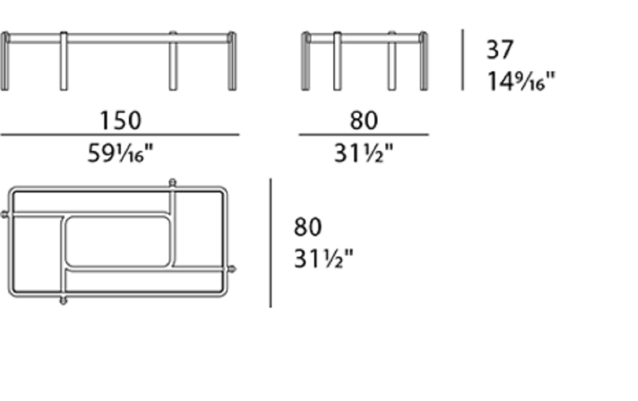 Turri Spa Журнальный столик Vision Coffee Table от Turri Spa