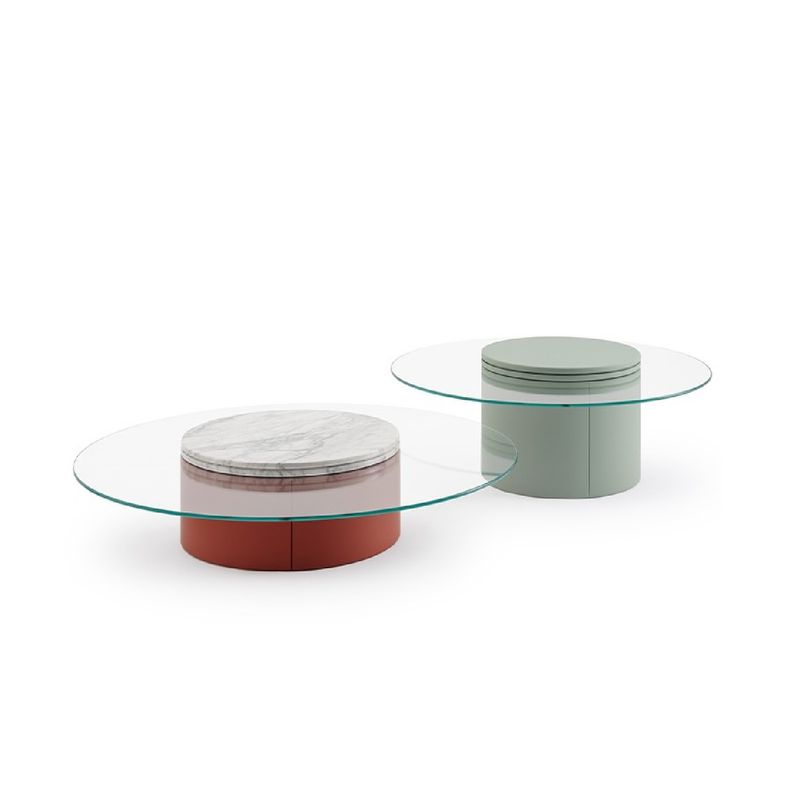 Turri Spa Журнальный столик Roma Cylindrical Coffee Table от Turri Spa
