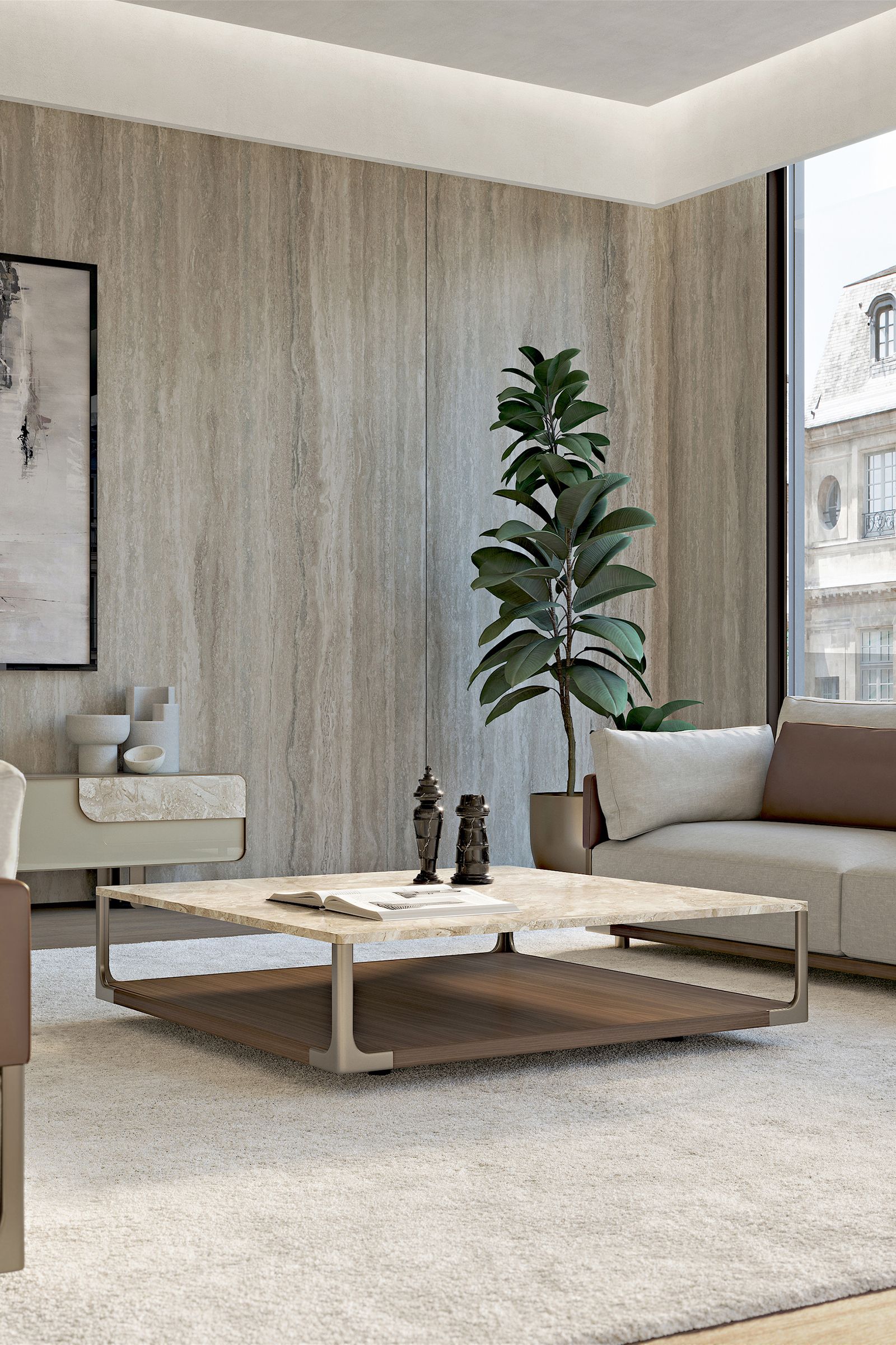 Turri Spa Журнальный столик Drum Coffee Table от Turri Spa — в интерьере