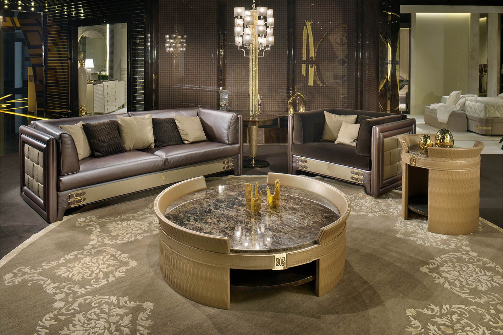 Turri Spa Журнальный столик Numero Tre Round от Turri Spa — в интерьере