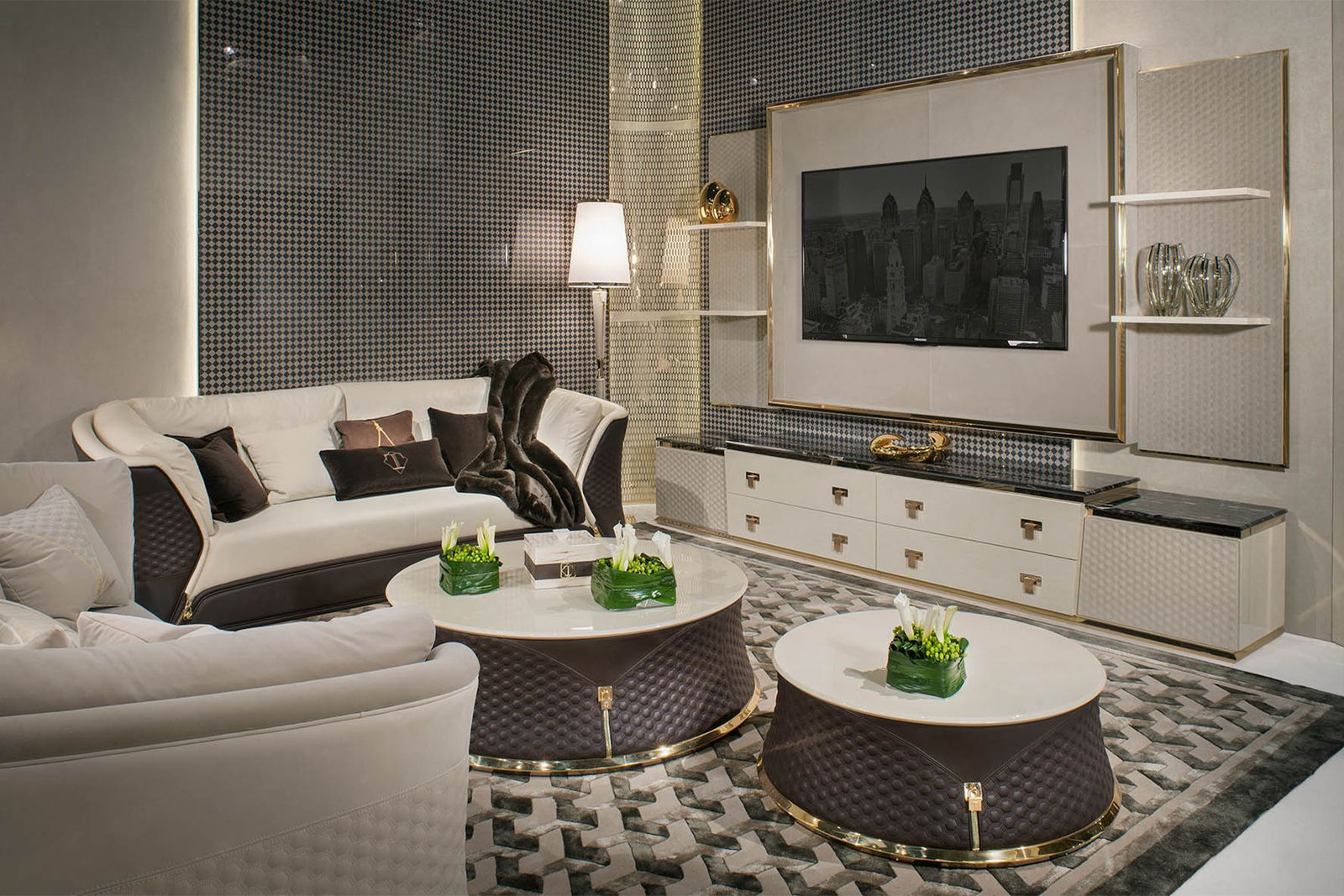 Turri Spa Мебель под ТВ Vogue от Turri Spa — в интерьере