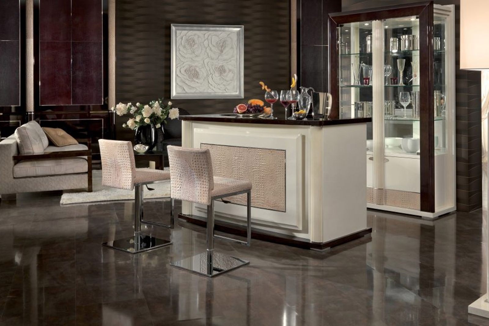 Turri Spa Барный стул Genesis Stool от Turri Spa — в интерьере