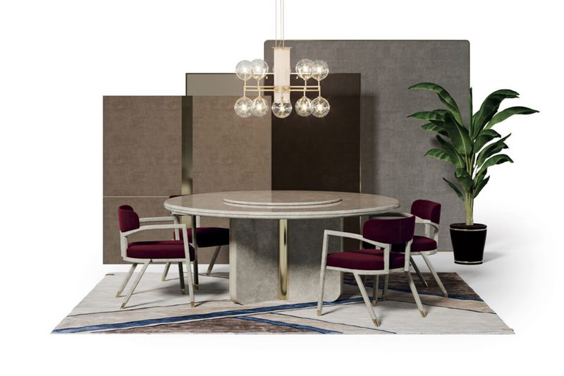 Turri Spa Стол Madison Round Table от Turri Spa