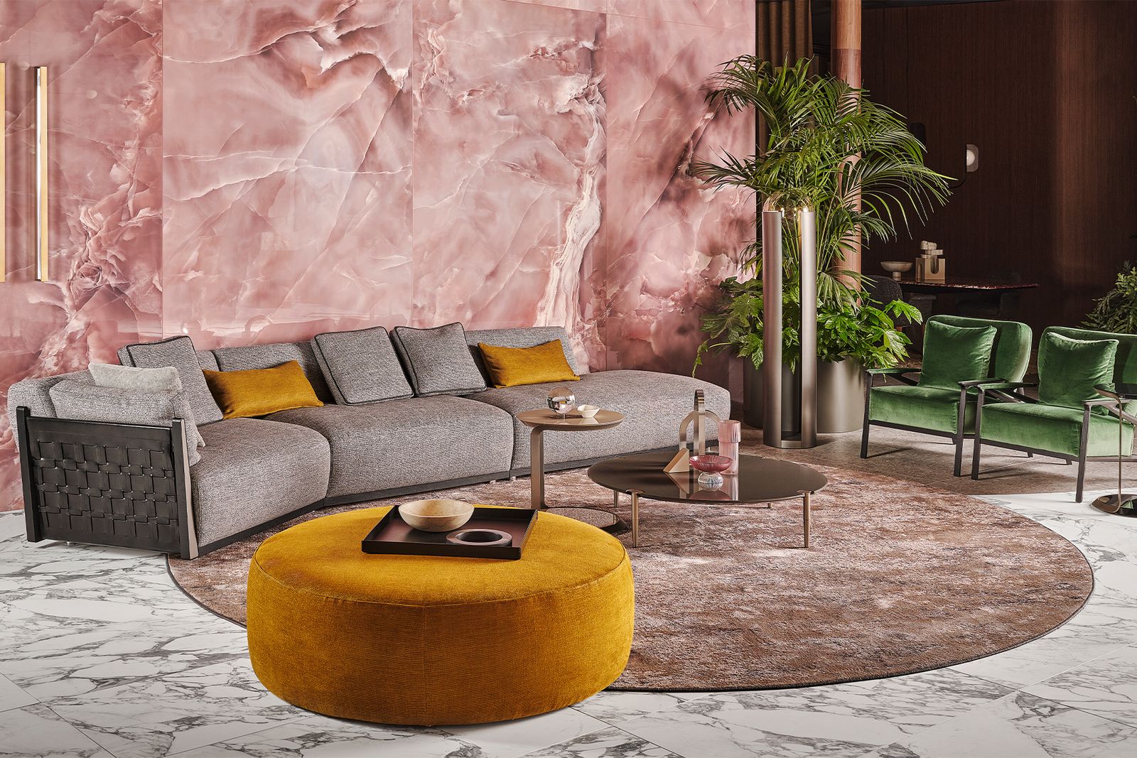 Turri Spa Пуф Passe Partout от Turri Spa — в интерьере