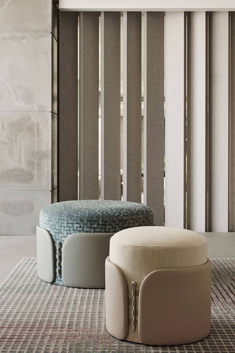 Turri Spa Пуф Bow от Turri Spa — в интерьере