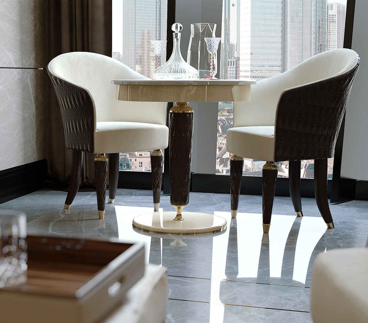 Turri Spa Кресло Numero Tre Armchair от Turri Spa — в интерьере