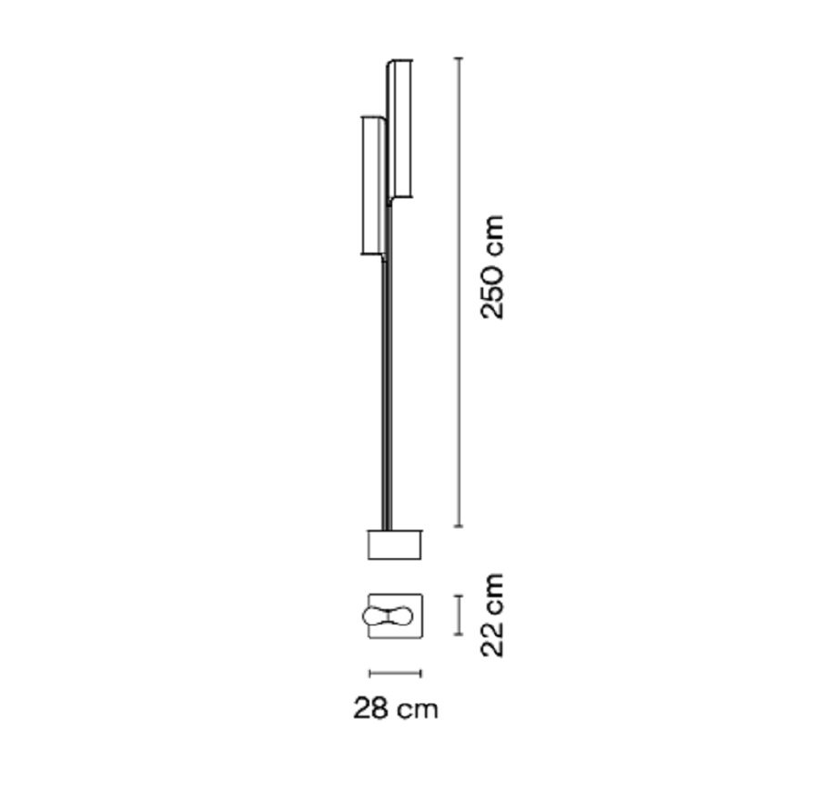 Vibia Садово-парковый светильник Class Floor 2800/2805 от Vibia