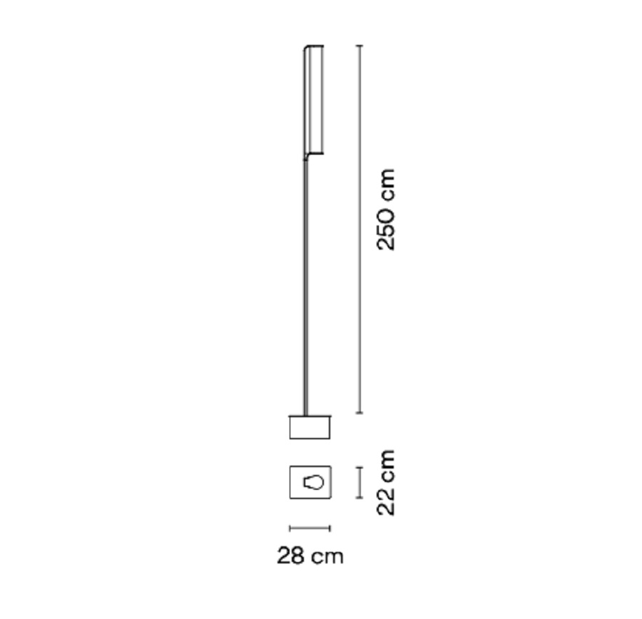 Vibia Садово-парковый светильник Class Floor 2800/2805 от Vibia