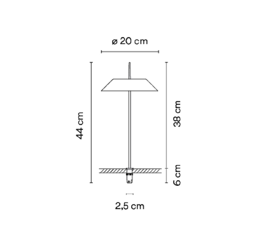 Vibia Настольная лампа Mayfair Mini от Vibia