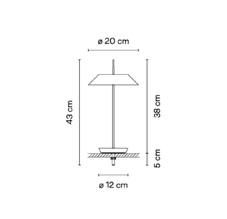 Vibia Настольная лампа Mayfair Mini от Vibia