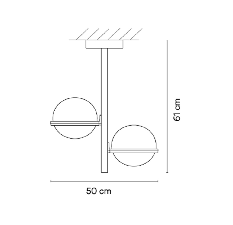 Vibia Потолочный светильник Palma от Vibia