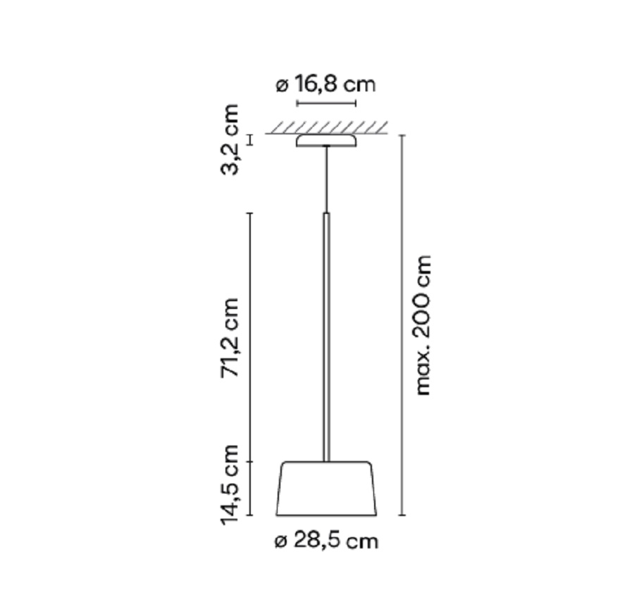 Vibia Подвесной светильник Tube Free от Vibia